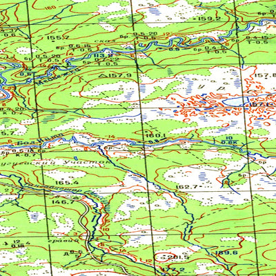 Avenza Systems Inc. Soviet Genshtab map - q41-073/074 - Russia digital map