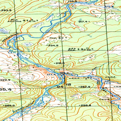 Avenza Systems Inc. Soviet Genshtab map - q41-075/076 - Russia digital map