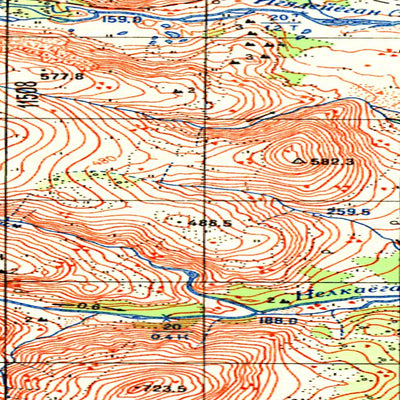 Avenza Systems Inc. Soviet Genshtab map - q41-079/080 - Russia digital map