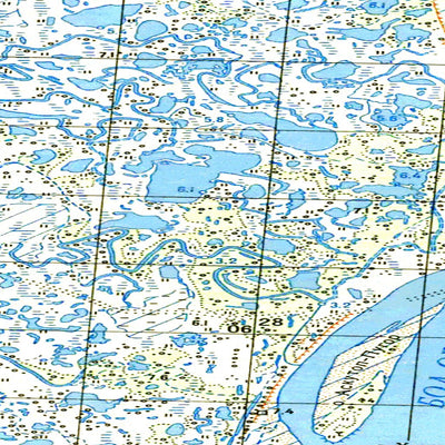 Avenza Systems Inc. Soviet Genshtab map - q41-083/084 - Russia digital map