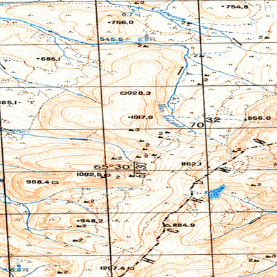 Avenza Systems Inc. Soviet Genshtab map - q41-087/088 - Russia digital map