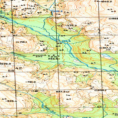 Avenza Systems Inc. Soviet Genshtab map - q41-087/088 - Russia digital map