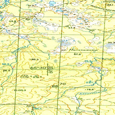 Avenza Systems Inc. Soviet Genshtab map - q41-093/094 - Russia digital map