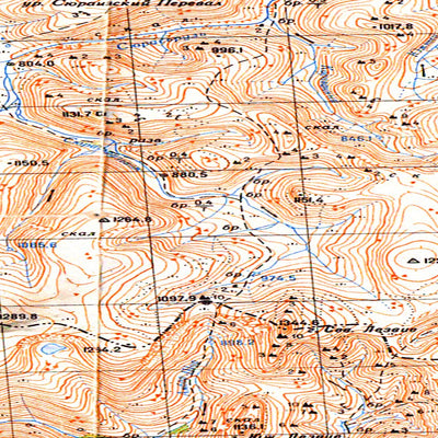 Avenza Systems Inc. Soviet Genshtab map - q41-097/098 - Russia digital map