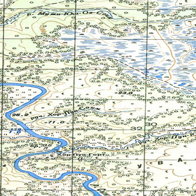 Avenza Systems Inc. Soviet Genshtab map - q41-103/104 - Russia digital map