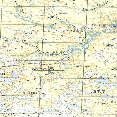 Avenza Systems Inc. Soviet Genshtab map - q41-105/106 - Russia digital map