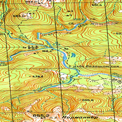 Avenza Systems Inc. Soviet Genshtab map - q41-109/110 - Russia digital map