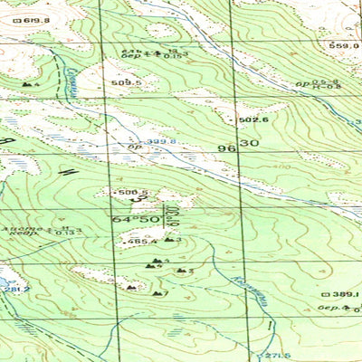 Avenza Systems Inc. Soviet Genshtab map - q41-111/112 - Russia digital map