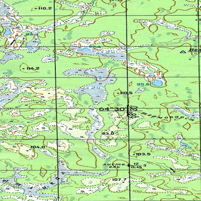 Avenza Systems Inc. Soviet Genshtab map - q41-125/126 - Russia digital map