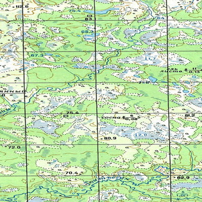 Avenza Systems Inc. Soviet Genshtab map - q41-125/126 - Russia digital map