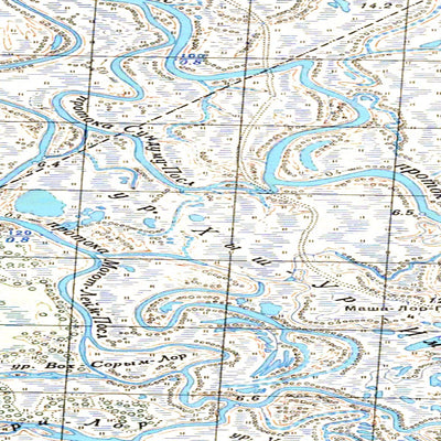 Avenza Systems Inc. Soviet Genshtab map - q41-131/132 - Russia digital map