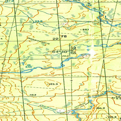 Avenza Systems Inc. Soviet Genshtab map - q41-133/134 - Russia digital map