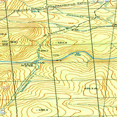 Avenza Systems Inc. Soviet Genshtab map - q41-133/134 - Russia digital map