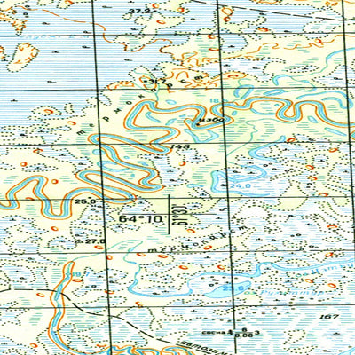 Avenza Systems Inc. Soviet Genshtab map - q41-135/136 - Russia digital map