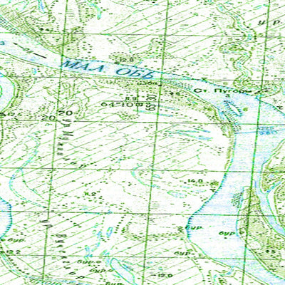 Avenza Systems Inc. Soviet Genshtab map - q41-143/144 - Russia digital map