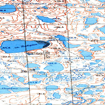 Avenza Systems Inc. Soviet Genshtab map - q42-003/004 - Russia digital map
