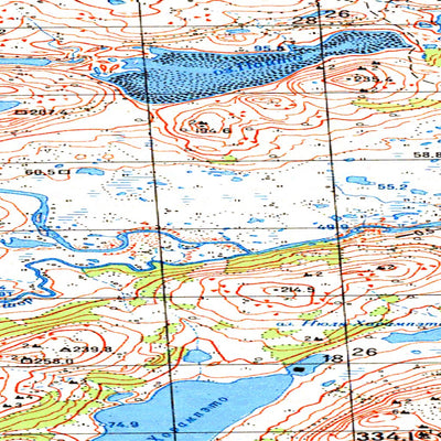 Avenza Systems Inc. Soviet Genshtab map - q42-003/004 - Russia digital map