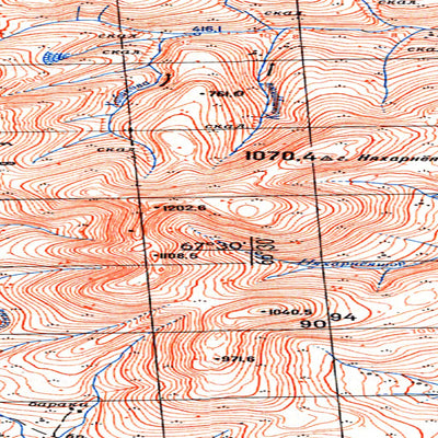 Avenza Systems Inc. Soviet Genshtab map - q42-013/014 - Russia digital map