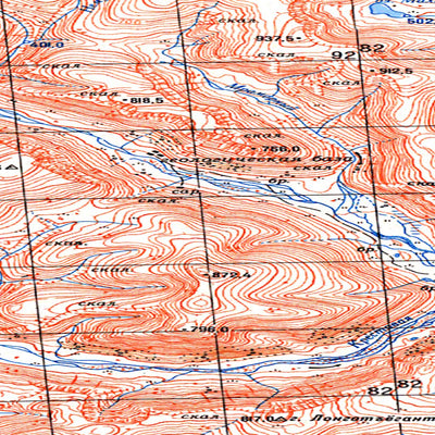 Avenza Systems Inc. Soviet Genshtab map - q42-013/014 - Russia digital map