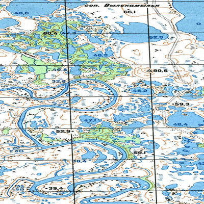 Avenza Systems Inc. Soviet Genshtab map - q42-015/016--(1979) - Russia digital map