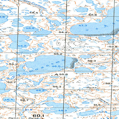 Avenza Systems Inc. Soviet Genshtab map - q42-019/020--(1979) - Russia digital map
