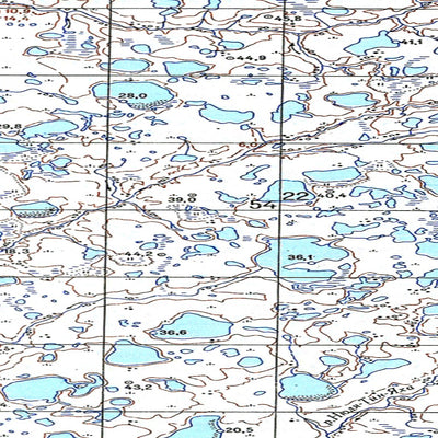 Avenza Systems Inc. Soviet Genshtab map - q42-031/032--(1954) - Russia digital map