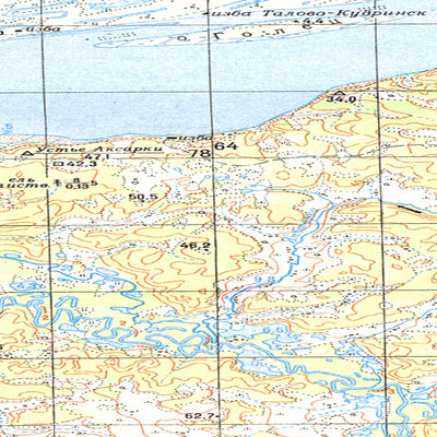 Avenza Systems Inc. Soviet Genshtab map - q42-053/054 - Russia digital map
