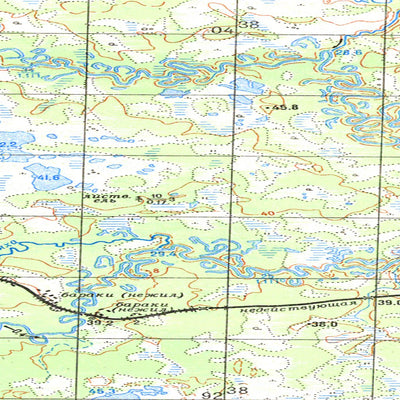 Avenza Systems Inc. Soviet Genshtab map - q42-079/080 - Russia digital map