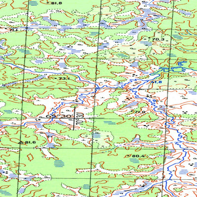 Avenza Systems Inc. Soviet Genshtab map - q42-093/094 - Russia digital map