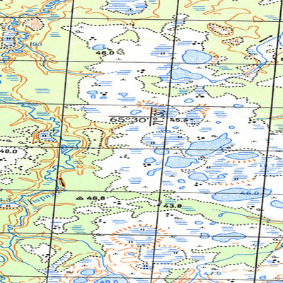 Avenza Systems Inc. Soviet Genshtab map - q42-095/096 - Russia digital map