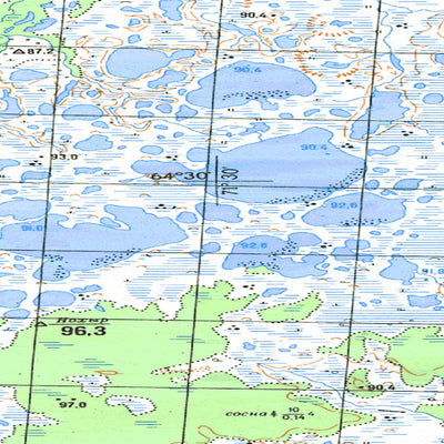 Avenza Systems Inc. Soviet Genshtab map - q42-131/132 - Russia digital map