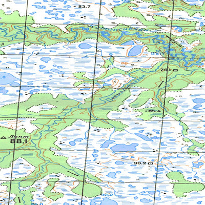 Avenza Systems Inc. Soviet Genshtab map - q42-131/132 - Russia digital map