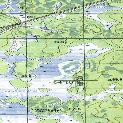 Avenza Systems Inc. Soviet Genshtab map - q42-137/138 - Russia digital map