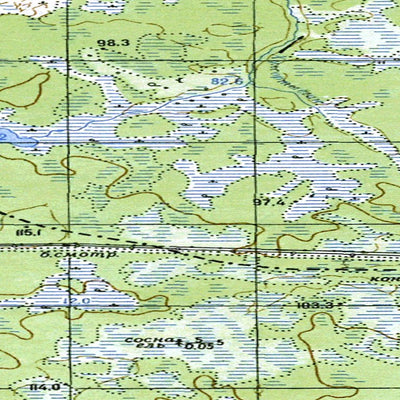 Avenza Systems Inc. Soviet Genshtab map - q42-137/138 - Russia digital map