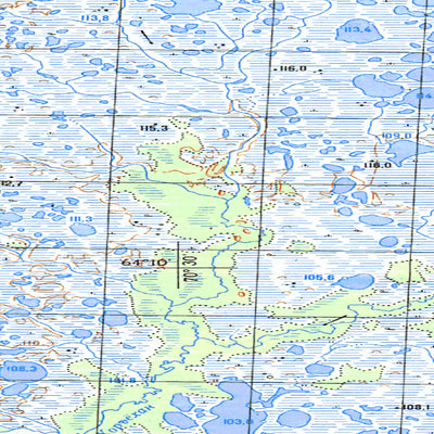 Avenza Systems Inc. Soviet Genshtab map - q42-141/142 - Russia digital map