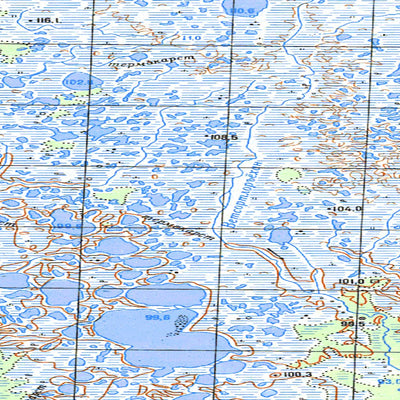 Avenza Systems Inc. Soviet Genshtab map - q42-141/142 - Russia digital map