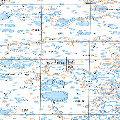 Avenza Systems Inc. Soviet Genshtab map - q43-007/008 - Russia digital map