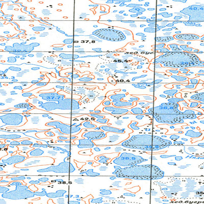 Avenza Systems Inc. Soviet Genshtab map - q43-007/008 - Russia digital map