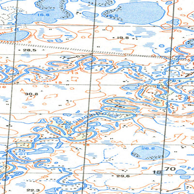 Avenza Systems Inc. Soviet Genshtab map - q43-009/010 - Russia digital map