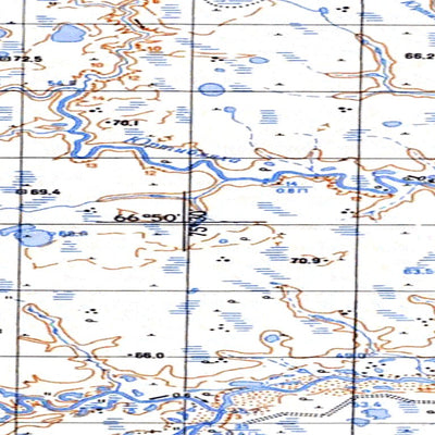 Avenza Systems Inc. Soviet Genshtab map - q43-043/044 - Russia digital map