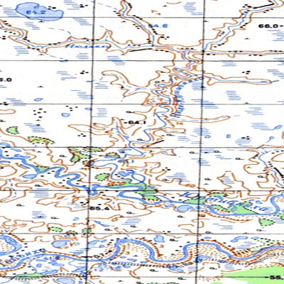 Avenza Systems Inc. Soviet Genshtab map - q43-043/044 - Russia digital map