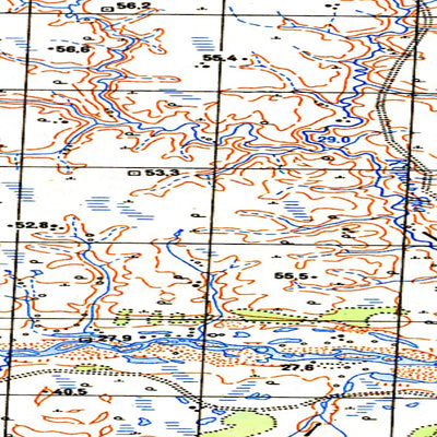 Avenza Systems Inc. Soviet Genshtab map - q43-045/046 - Russia digital map