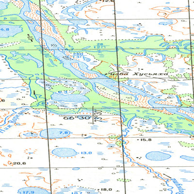 Avenza Systems Inc. Soviet Genshtab map - q43-051/052 - Russia digital map