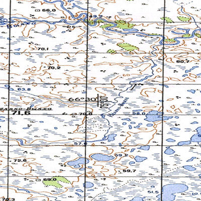 Avenza Systems Inc. Soviet Genshtab map - q43-055/056 - Russia digital map