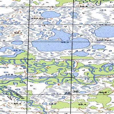 Avenza Systems Inc. Soviet Genshtab map - q43-055/056 - Russia digital map