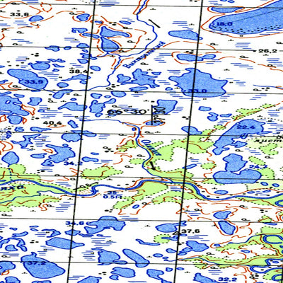Avenza Systems Inc. Soviet Genshtab map - q43-059/060 - Russia digital map