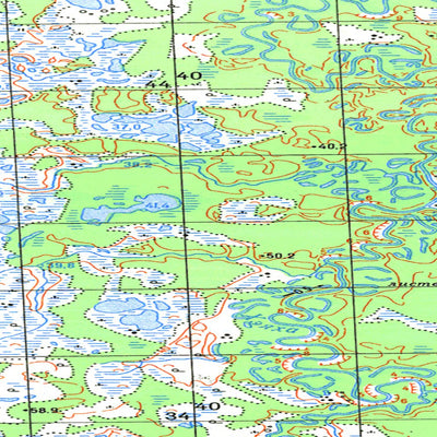 Avenza Systems Inc. Soviet Genshtab map - q43-063/064 - Russia digital map