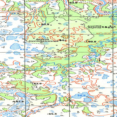 Avenza Systems Inc. Soviet Genshtab map - q43-065/066 - Russia digital map