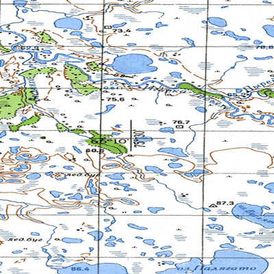 Avenza Systems Inc. Soviet Genshtab map - q43-067/068 - Russia digital map