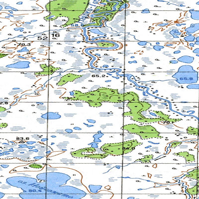 Avenza Systems Inc. Soviet Genshtab map - q43-067/068 - Russia digital map